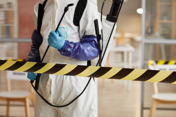 Professional Biohazard Cleanup technician working in Edgewood, FL